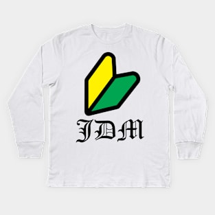 JDM logo Kids Long Sleeve T-Shirt